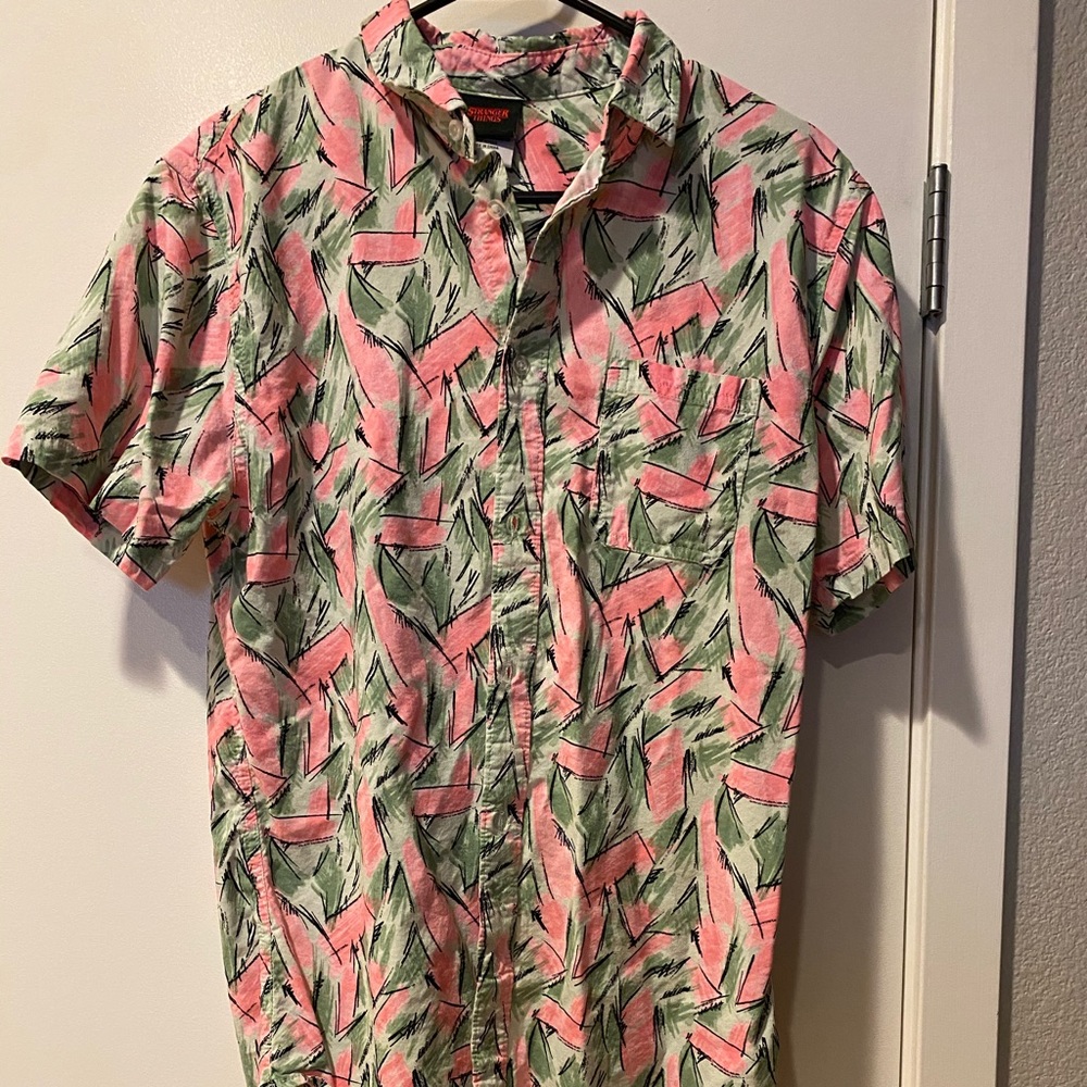 Men’s Stranger Things Chief Hopper button up